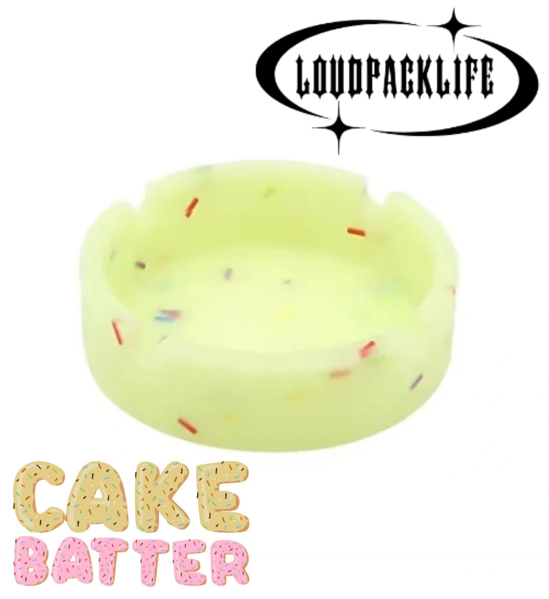 LOUDPACKLIFE GLOW IN THE DARK SPRINKLE TABLE BINS